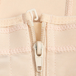 Corrigerende Bodysuit met haakjes en rits - Slip