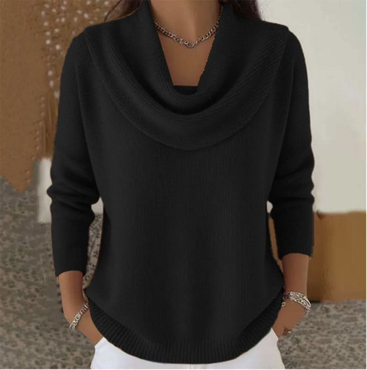 Arlette | Pull Doux à Col Élégant