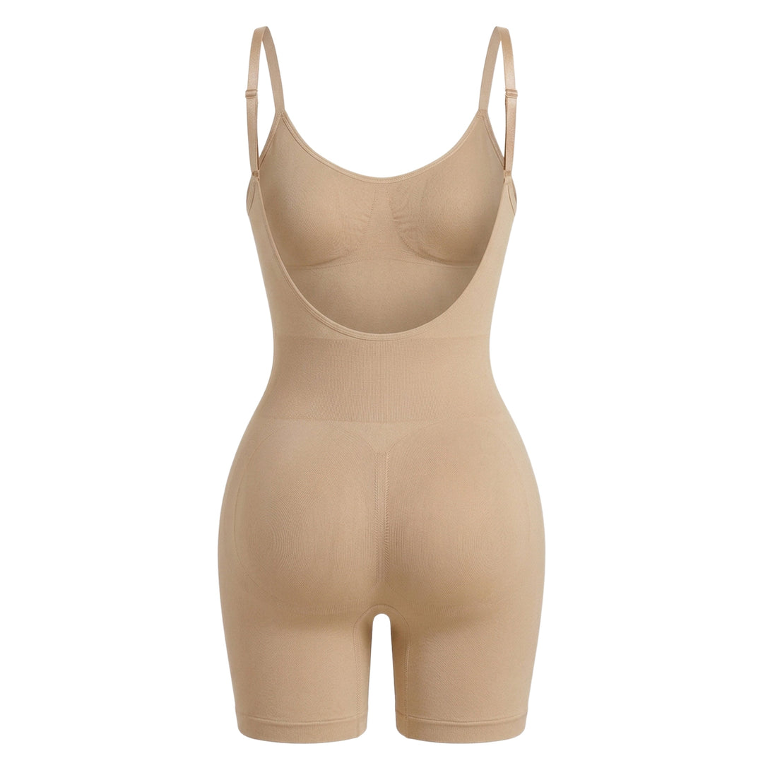 Corrigerende Body met Open Rug en Pijpjes