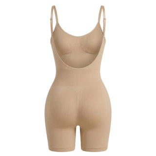 Corrigerende Body met Open Rug en Pijpjes