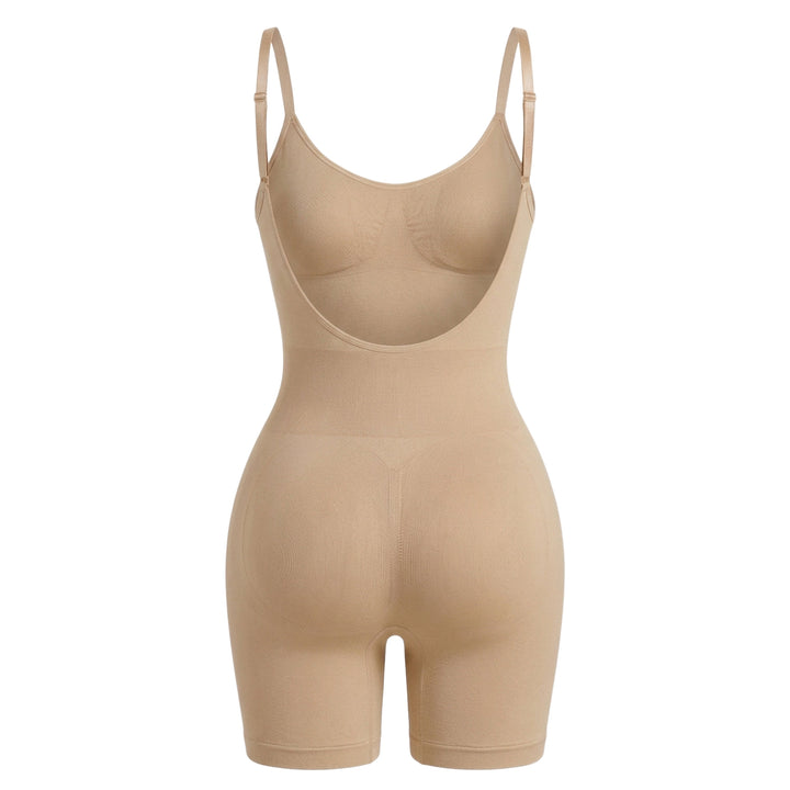 Corrigerende Body met Open Rug en Pijpjes