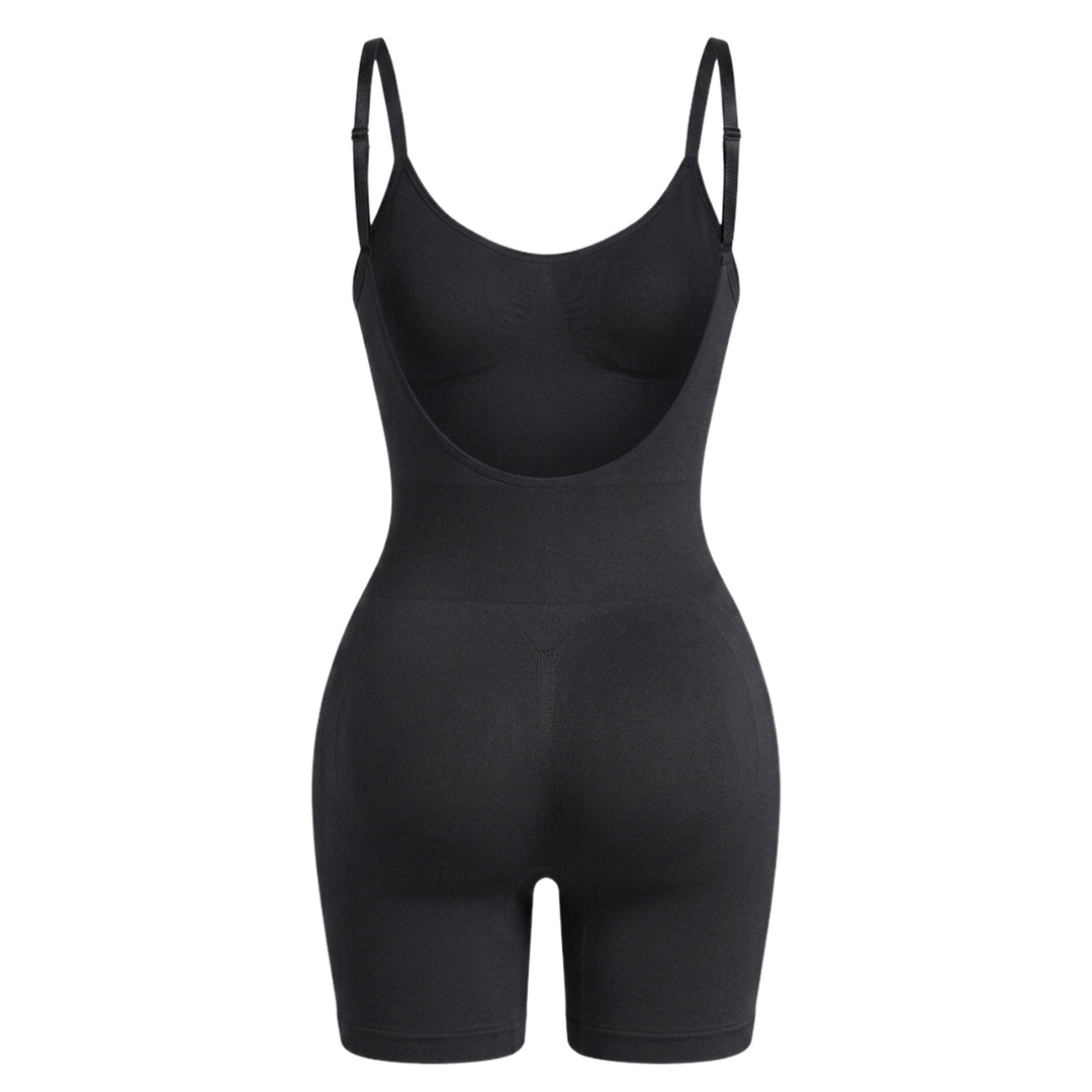 Corrigerende Body met Open Rug en Pijpjes