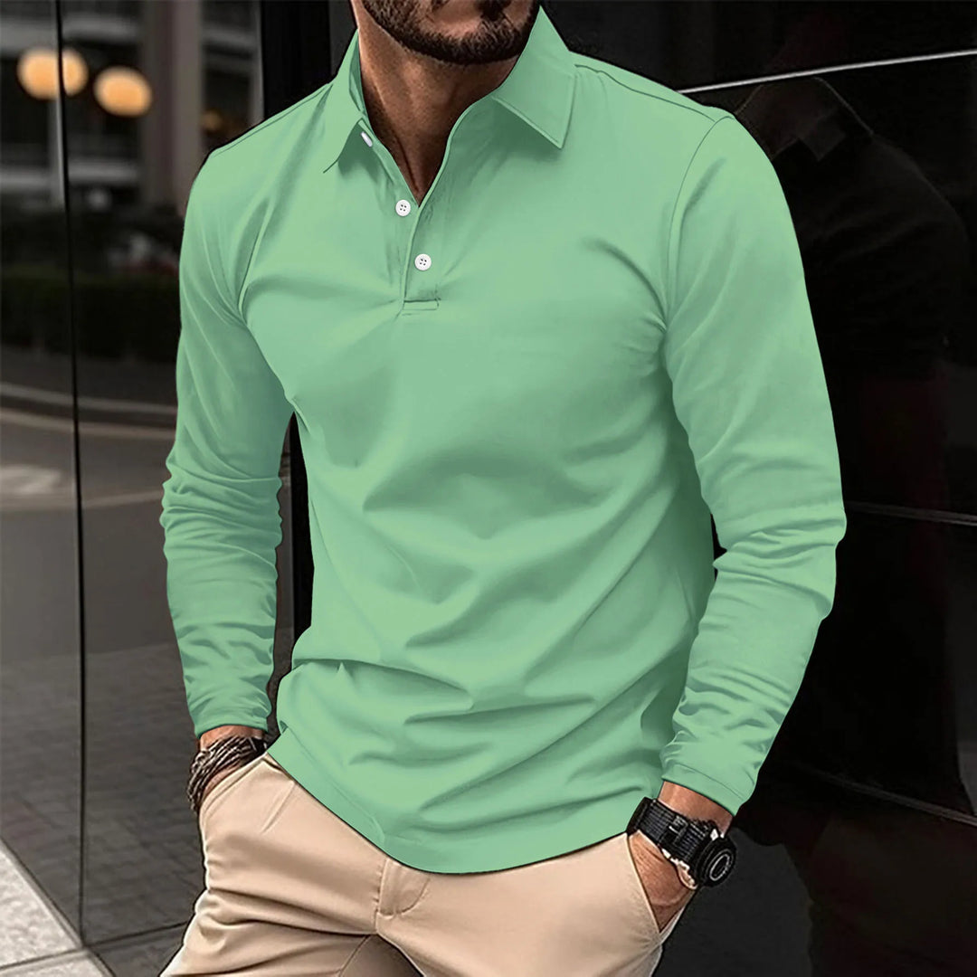 ROUSSEL PARIS | POLO CLASSICA À MANCHES LONGUES POUR HOMME