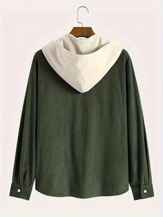 Xander Hooded Shirt Jacket