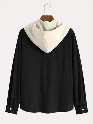 Xander Hooded Shirt Jacket