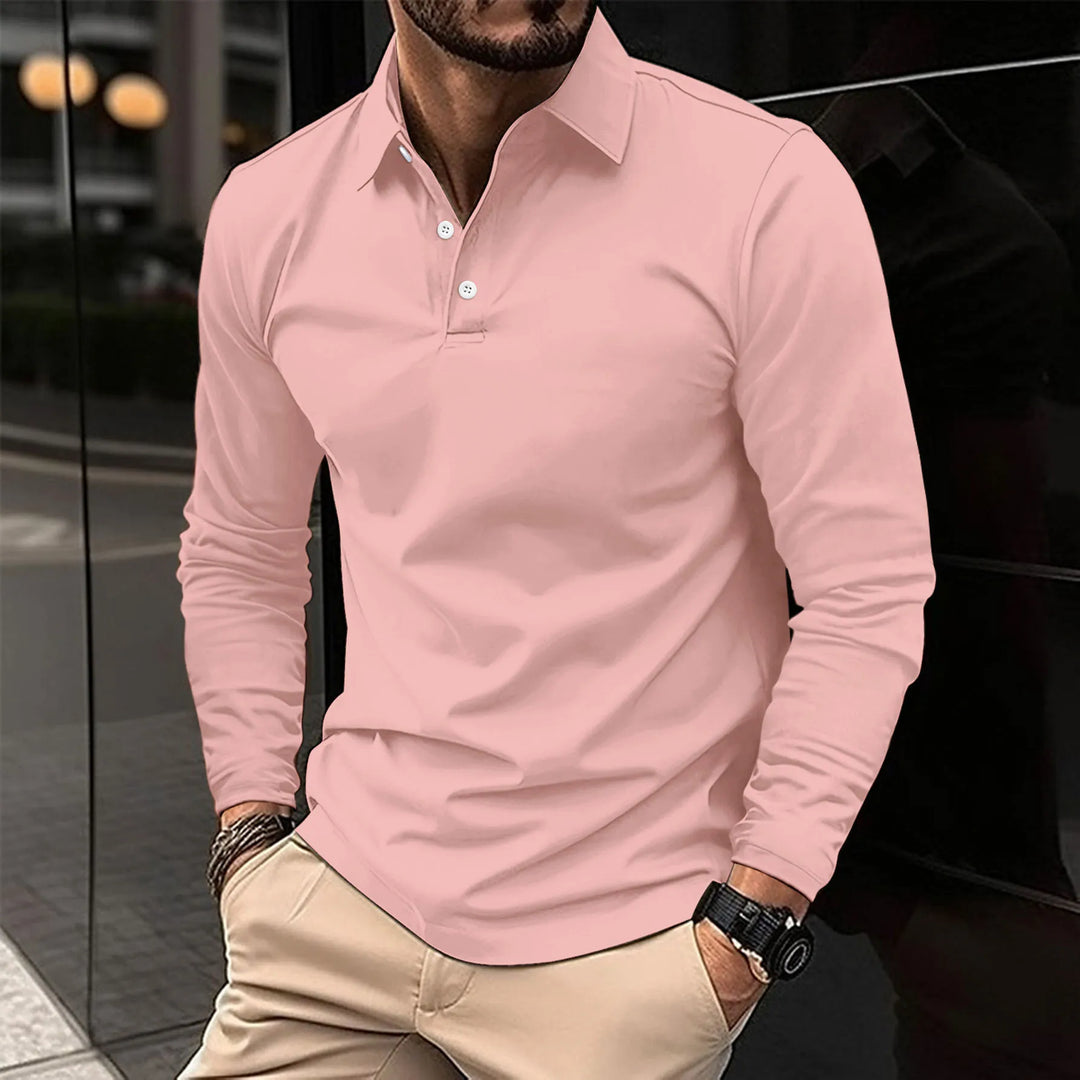 ROUSSEL PARIS | POLO CLASSICA À MANCHES LONGUES POUR HOMME