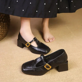 DORVANNA™|FRENCH MARY JANES