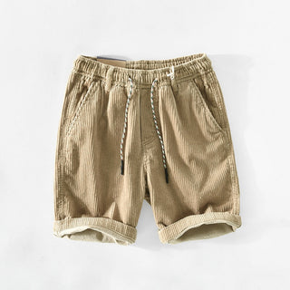 Ricky | Shorts en velours côtelé décontractés avec stretch confortable pour hommes