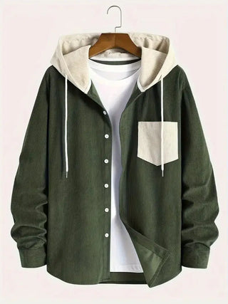 Xander Hooded Shirt Jacket