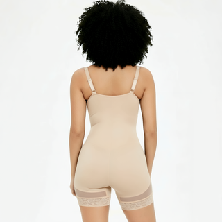 Corrigerende Bodysuit met haakjes en rits