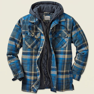 Spencer Plaid Hooded Jacket