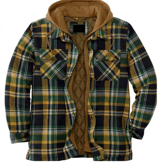 Spencer Plaid Hooded Jacket