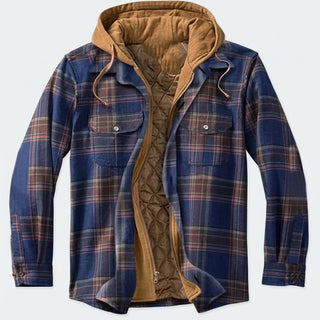 Spencer Plaid Hooded Jacket