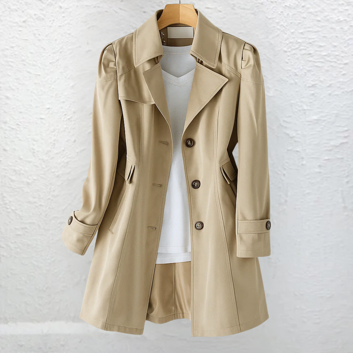 MOREAU LYON | MANTEAU LONG ANCIENNE ÉLÉGANT POUR FEMMES
