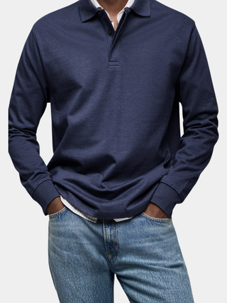 ROUSSEL PARIS | POLO ÉLÉGANT À MANCHES LONGUES POUR HOMME