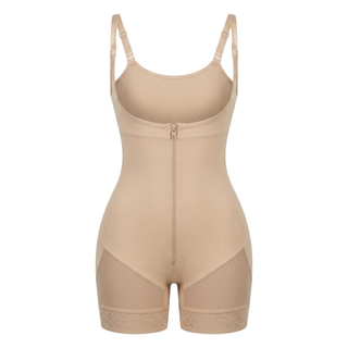 Corrigerende Bodysuit met haakjes en rits