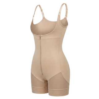 Corrigerende Bodysuit met haakjes en rits