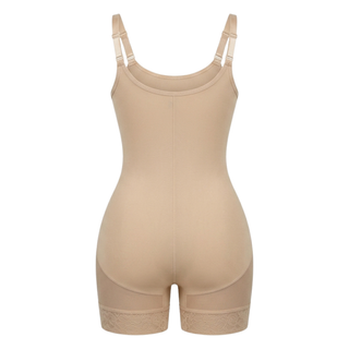 Corrigerende Bodysuit met haakjes en rits