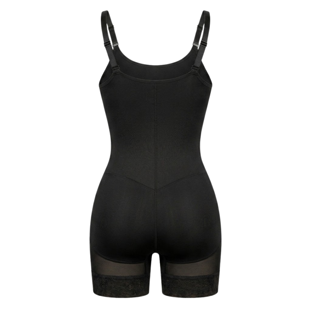 Corrigerende Bodysuit met haakjes en rits