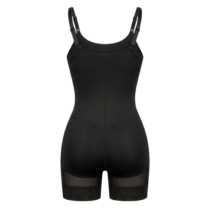 Corrigerende Bodysuit met haakjes en rits