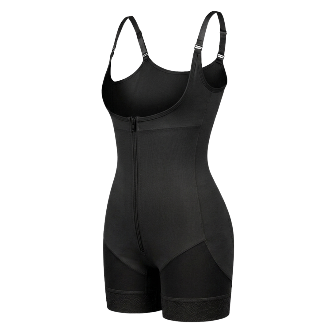 Corrigerende Bodysuit met haakjes en rits