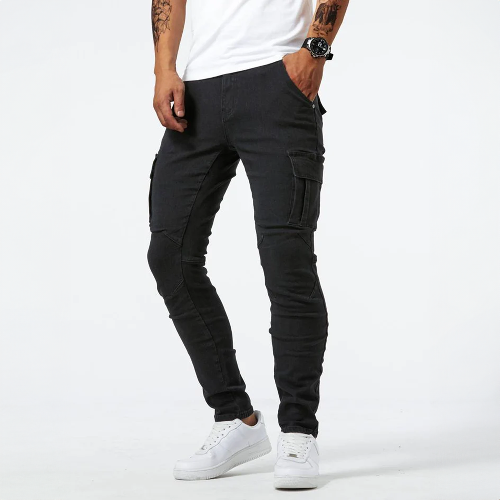 Kody | Jean Cargo Décontracté pour Homme avec Stretch