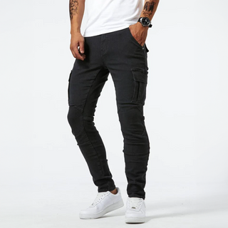 Kody | Jean Cargo Décontracté pour Homme avec Stretch