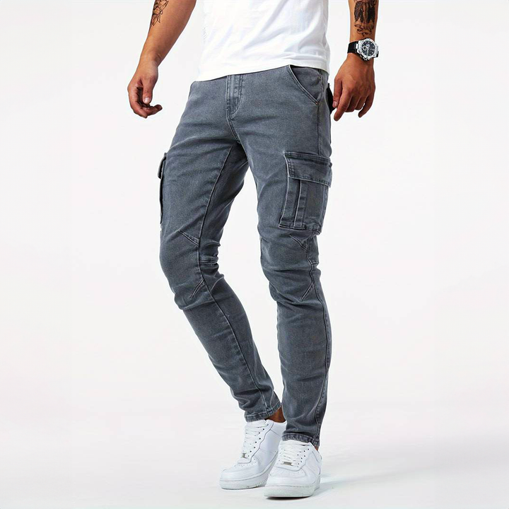 Kody | Jean Cargo Décontracté pour Homme avec Stretch