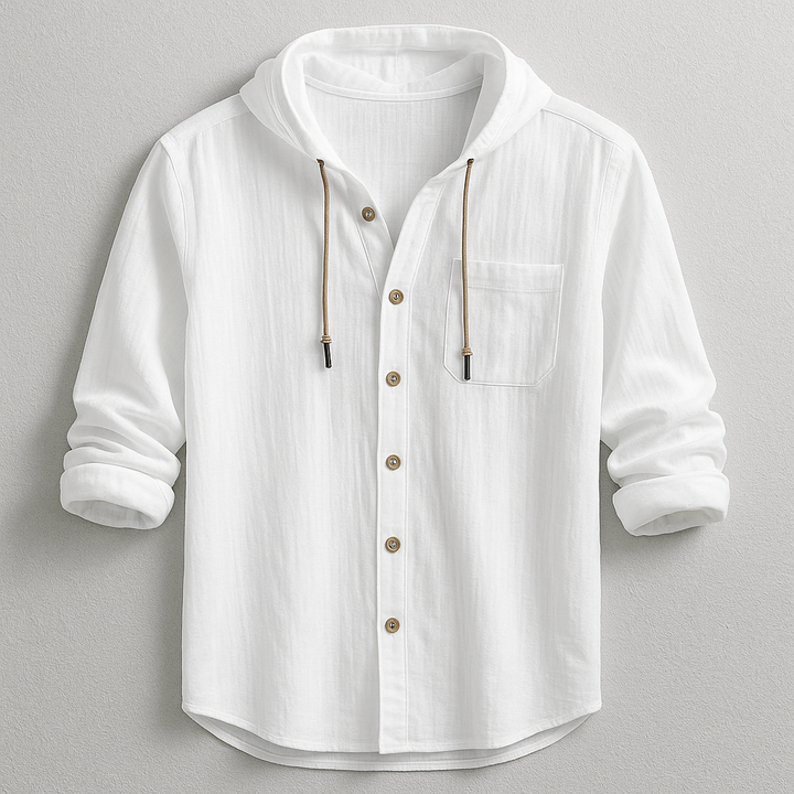 ROUSSEL PARIS | CHEMISE DE LUXE AVEC CAPUCHE