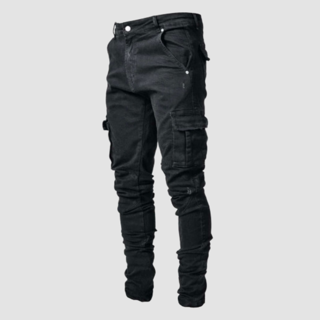 Malik | Jean Confortable et Extensible Classique pour Homme