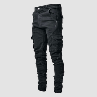 Malik | Jean Confortable et Extensible Classique pour Homme
