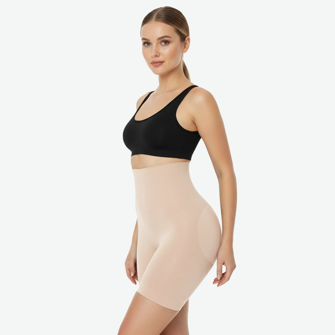 High waist corrigerend broekje met vulling - Naadloos