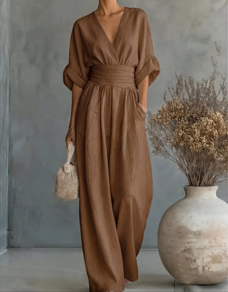 Celeste - Elegant Wide-Leg Jumpsuit