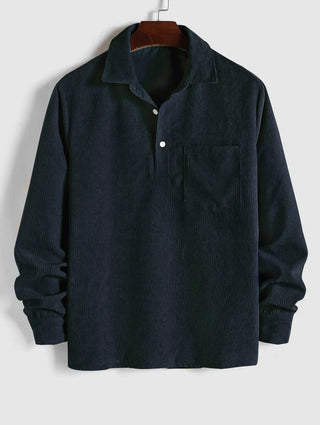 Reese | Pull en Velours Côtelé au Tissu Élégant pour Homme