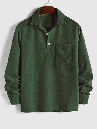 Reese | Pull en Velours Côtelé au Tissu Élégant pour Homme