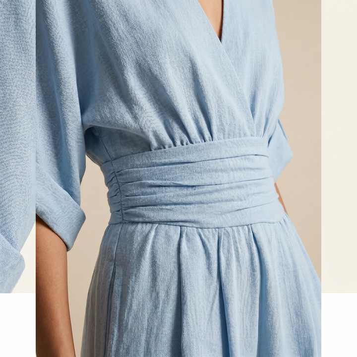 The Capella - V-Neck High-Waist Jumpsuit