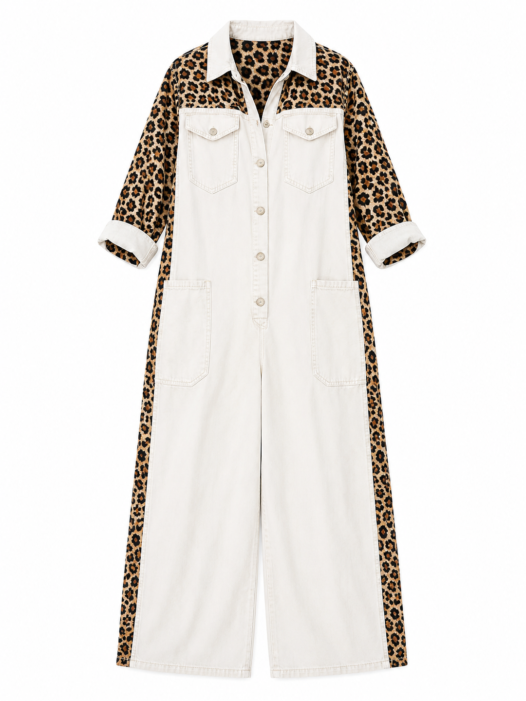 Emma – Relaxed Denim One-Piece Jumpsuit
