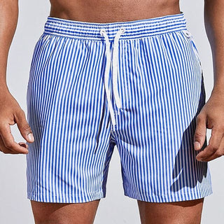 Azlan | Classique et Élégant Short de Bain Rayé pour Homme