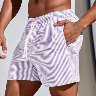 Azlan | Classique et Élégant Short de Bain Rayé pour Homme