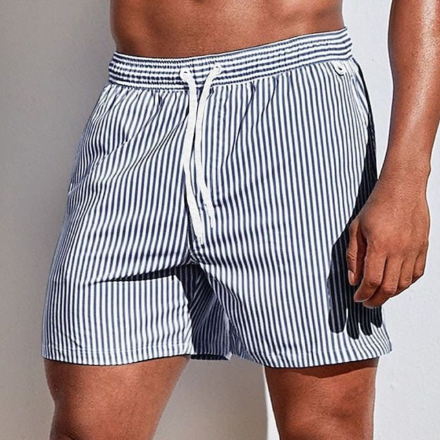 Azlan | Classique et Élégant Short de Bain Rayé pour Homme