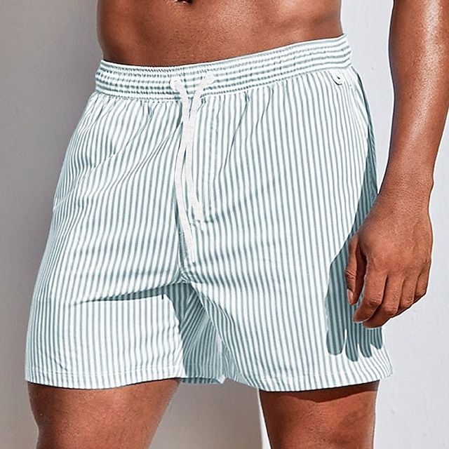 Azlan | Classique et Élégant Short de Bain Rayé pour Homme