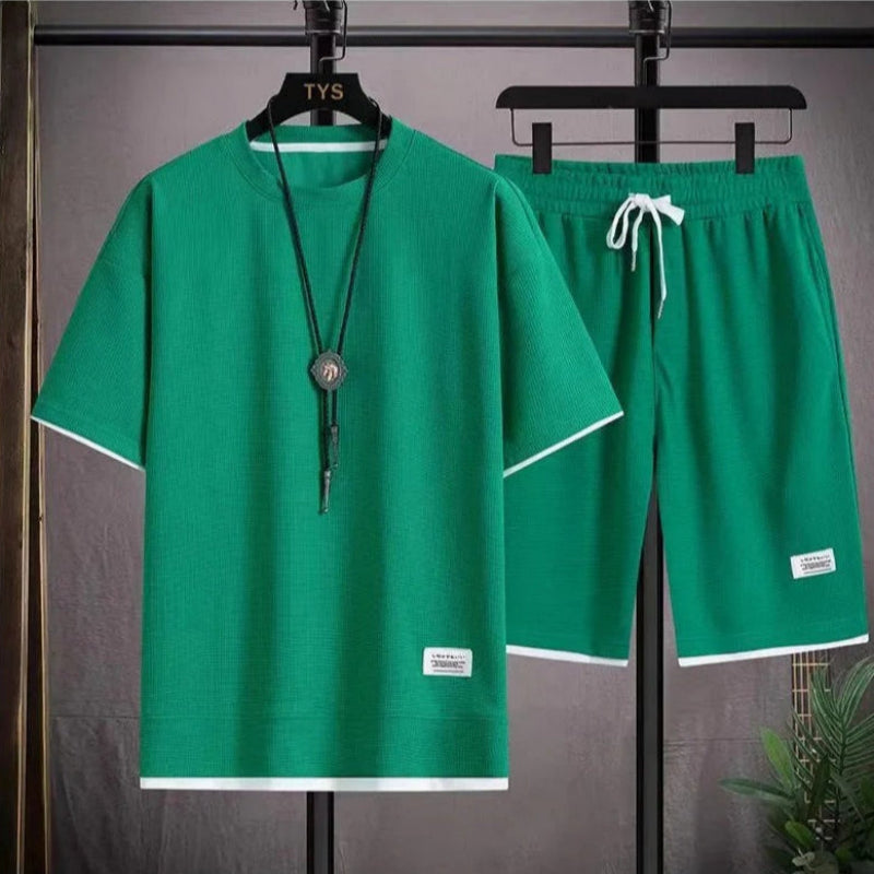 Florian | Ensemble Décontracté Chemise &amp; Shorts pour Homme