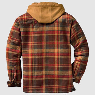 Spencer Plaid Hooded Jacket